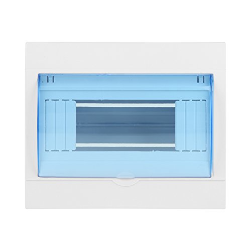 Caja de Distribución Cubierta Transparente de Plástico Caja de Protección de Distribución de Energía Para Disyuntor Interior En La Pared Caja de Disyuntor Impermeable a Prueba de Polvo (5-8 Vías) Caja de Distribución Cubierta Transparente de Plástico Caja de Protección de Distribución de Energía Para Disyuntor Interior En La Pared Caja de Disyuntor Impermeable a Prueba de Polvo (5-8 Vías)