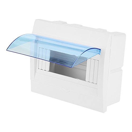 Caja de protección de distribución de energía de la cubierta transparente de plástico para interruptor de circuito de 5-8 vías de interior en la pared