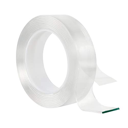 Cinta de Doble Cara Multifuncional Cinta Adhesiva de Doble Cara Nano Tape Reutilizable Transparente Traceless Grip Tape para Pared,Cocina,Alfombra,Fijación de Fotos 9.8FT/3M 16.4FT/5M Cinta de Doble Cara Multifuncional Cinta Adhesiva de Doble Cara Nano Tape Reutilizable Transparente Traceless Grip Tape para Pared,Cocina,Alfombra,Fijación de Fotos 9.8FT/3M 16.4FT/5M