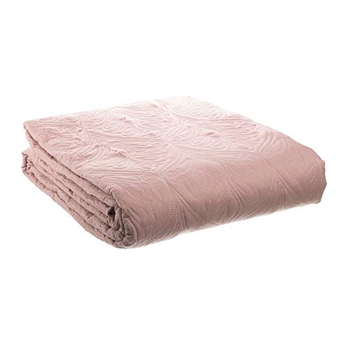 Colcha bouti Acolchada Rosa clásica de Microfibra para Cama de 150 cm - LOLAhome