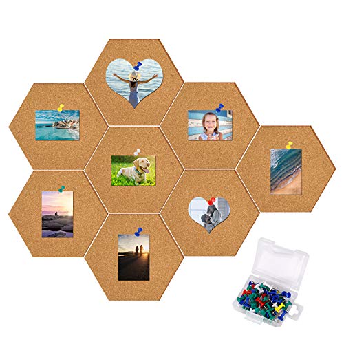 Corcho Pared Autoadhesivo Tablero de Corcho para DIY Colgar Fotos Decoración Hogar Notas Oficina 40 Chinchetas 8 Piezas Corcho Pared Autoadhesivo Tablero de Corcho para DIY Colgar Fotos Decoración Hogar Notas Oficina 40 Chinchetas 8 Piezas