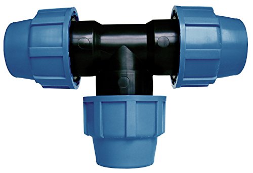Cornat Sistema de Riego T de Tubos de PE de Unidades, 20 mm de diámetro, Polipropileno, para Agua fría