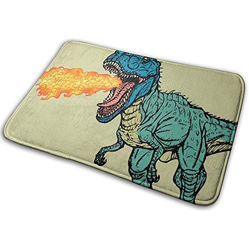 DaiMex Paquete de 2 Alfombrillas de baño St judeasaurus Rex de Steve Miller, alfombras Extra Suaves y absorbentes, Alfombrillas Alfombrillas de baño