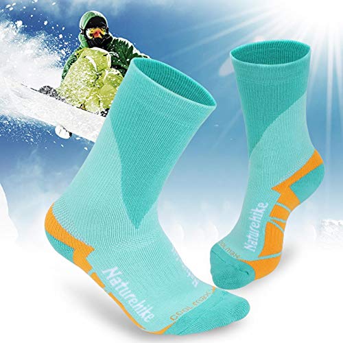 DAUERHAFT Calcetines cómodos de Snowboard Diseño de Cabeza de calcetín Curvo 9.0 * 4.3 * 0.8In, para Deportes al Aire Libre Esquí