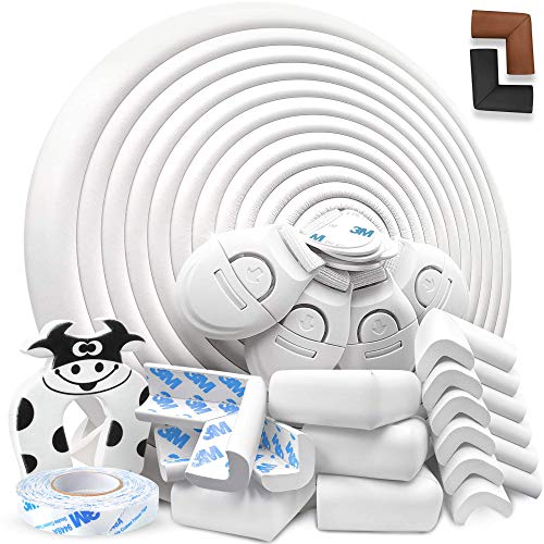 DEASANA® Protector Esquinas Bebé Blanco 7+ Metros Total 1 Rollo Protector Para Esquinas Y Bordes Bebé 12 Cantoneras Protectores De Esquina Bebé Tope Puerta Cerraduras De Securidad Niños, Marfil Blanco DEASANA® Protector Esquinas Bebé Blanco 7+ Metros Total 1 Rollo Protector Para Esquinas Y Bordes Bebé 12 Cantoneras Protectores De Esquina Bebé Tope Puerta Cerraduras De Securidad Niños, Marfil Blanco