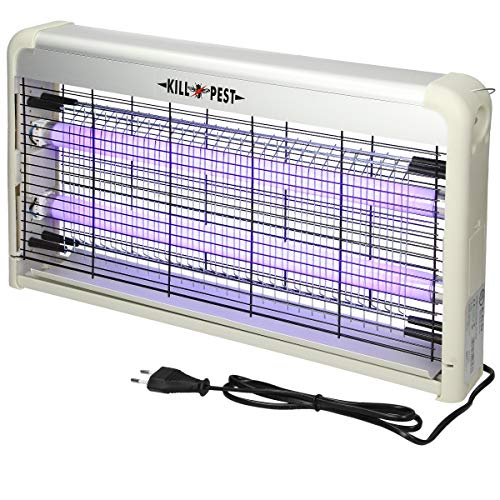 ECD Germany Lámpara de Insectos UV Eléctrica 1800-2000V Tensión de Red - 30W - 80 m² de Superficie Luz Ultravioleta Anti-Mosquitos Trampa Mata-Insectos Polillas Efectiva sin Productos Químicos Tóxicos ECD Germany Lámpara de Insectos UV Eléctrica 1800-2000V Tensión de Red - 30W - 80 m² de Superficie Luz Ultravioleta Anti-Mosquitos Trampa Mata-Insectos Polillas Efectiva sin Productos Químicos Tóxicos