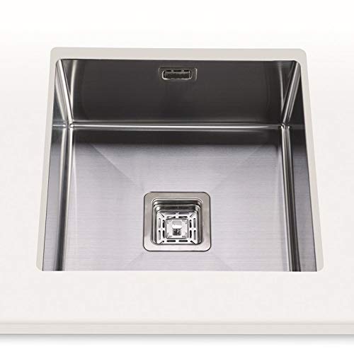 Edesa 950270029 Bajo Encimera | Modelo Makalu BE 50x40 1C R-10 | 1 Cubeta Cuadrada | Fregadero de Cocina 20 cm de Profundidad | Ancho de 60 cm | Acabado en Acero Inoxidable Edesa 950270029 Bajo Encimera | Modelo Makalu BE 50x40 1C R-10 | 1 Cubeta Cuadrada | Fregadero de Cocina 20 cm de Profundidad | Ancho de 60 cm | Acabado en Acero Inoxidable