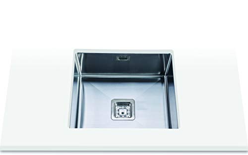 Edesa 950270031 Bajo Encimera | Modelo Makalu BE 45x40 1C R-10 | 1 Cubeta Cuadrada | Fregadero de Cocina 20 cm de Profundidad | Ancho de 60 cm | Acabado en Acero Inoxidable Edesa 950270031 Bajo Encimera | Modelo Makalu BE 45x40 1C R-10 | 1 Cubeta Cuadrada | Fregadero de Cocina 20 cm de Profundidad | Ancho de 60 cm | Acabado en Acero Inoxidable