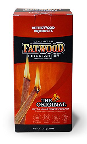 Fatwood Firestarter, Caja de 1 Libra, Natural, 10x8x21 cm