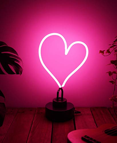 Flamingueo Luz Neon - Luces decorativas habitacion, luces neon, neon sign, luces neon habitacion, lampara corazon, letrero luminoso rosa, letrero neon, lampara neon, neon led, letrero neon