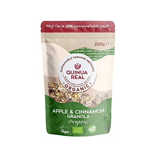 Granola de quinoa real con manzana y canela sin gluten BIO - Quinua Real - 250g