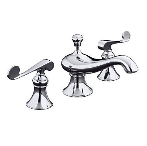 Grifo De Cocina Grifo De Lavabo Monomando Antiguo Rotación Grifo De Baño Válvula De Cerámica,Latón Cromo Basin Faucet 8-Inch Three-Hole Copper Faucet,Chrome-Plated Wave Handle Grifo De Cocina Grifo De Lavabo Monomando Antiguo Rotación Grifo De Baño Válvula De Cerámica,Latón Cromo Basin Faucet 8-Inch Three-Hole Copper Faucet,Chrome-Plated Wave Handle
