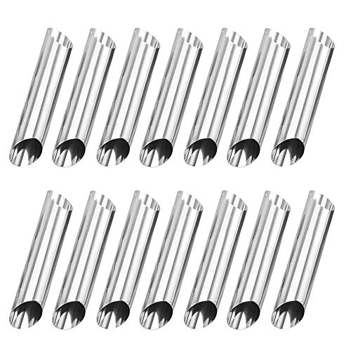Guanici Moldes Cannoli Tubos de Acero Inoxidable con Forma de Cannoli Molde de Cuerno Crema Moldes De Cuerno Crema Tubos Molde de Croissant DIY Revestimiento Antiadherente para Pasteles y Pan 14 Pcs Guanici Moldes Cannoli Tubos de Acero Inoxidable con Forma de Cannoli Molde de Cuerno Crema Moldes De Cuerno Crema Tubos Molde de Croissant DIY Revestimiento Antiadherente para Pasteles y Pan 14 Pcs
