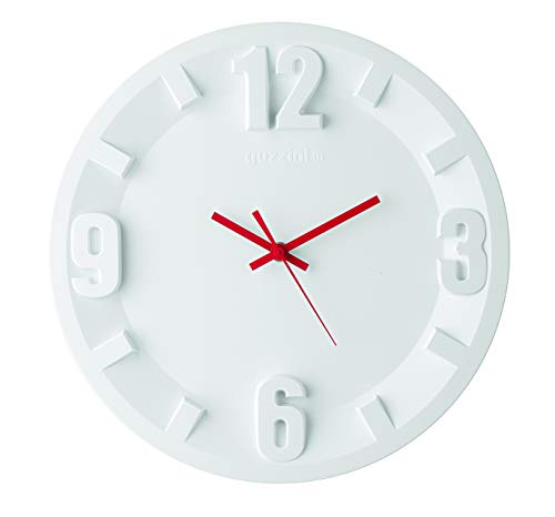 Guzzini Reloj de pared 3-6-9-12 'Home' 31 x h3,5 cm