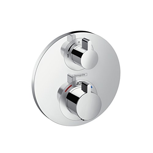 Hansgrohe 15757000 Ecostat S termostato empotrado, cromo, 1 salida Hansgrohe 15757000 Ecostat S termostato empotrado, cromo, 1 salida