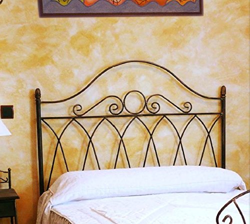 Hogares con Estilo - Cabecero Descuento del 50%. De forja Nacional Modelo Lágrimas, Color Chocolate para Cama de 135 cms, Medidas Disponibles. Hogares con Estilo - Cabecero Descuento del 50%. De forja Nacional Modelo Lágrimas, Color Chocolate para Cama de 135 cms, Medidas Disponibles.