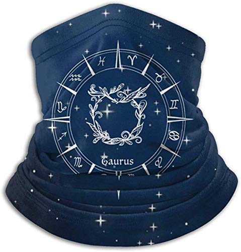 huatongxin Zodiac Sign Taurus Balaclava Bufanda transpirable Microfibra Calentador de cuello para unisex
