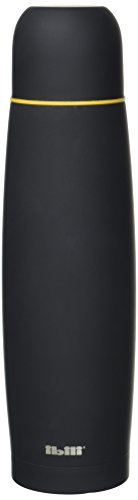 IBILI 745810 - Botella isotérmica para líquidos (Acero Inoxidable, 32 x 8 x 8 cm), Color Negro