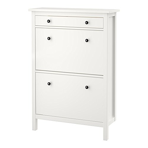 IKEA.. 201.695.59 Hemnes - Zapatero con 2 Compartimentos, Color Blanco