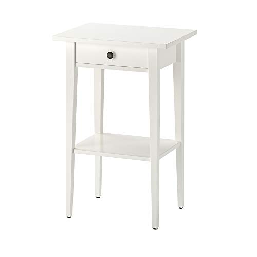 IKEA Hemnes 003.742.97 - Mesita de noche (46 x 33 cm), color blanco