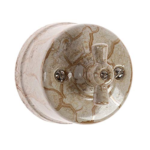 Interruptor de antiguos porcelana interruptores de luz vintage rotativo 10A 240V
