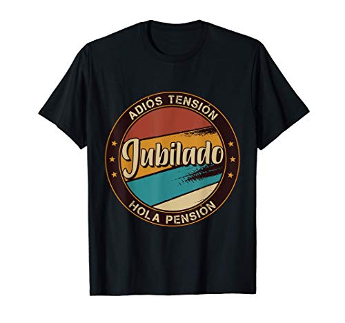 Jubilado Hola Pensión Regalo 2021 Retirado Fiesta Vintage Camiseta
