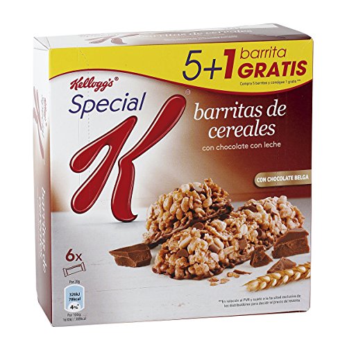 Kellogg's Special K Chocolate con Leche Barritas, Pack de 6 x 20g