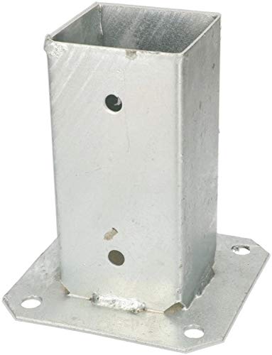 KOTARBAU - Soporte para postes de madera cuadrada, galvanizado al fuego (120/100/90/70 mm), Plateado KOTARBAU - Soporte para postes de madera cuadrada, galvanizado al fuego (120/100/90/70 mm), Plateado