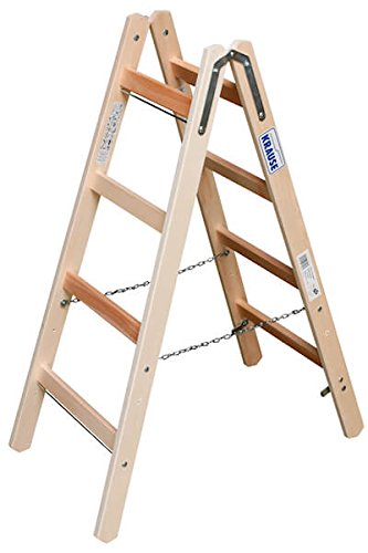 KRAUSE STABILO GREEN - Escalera doble (madera), 2x12 peldaños KRAUSE STABILO GREEN - Escalera doble (madera), 2x12 peldaños