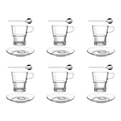 Leonardo Sentido translúcido café 1pieza (S) Taza/Taza – Tazas y Tazas (café, Set, translúcido, Cristal, 1 pc (S), 3 pc (S))