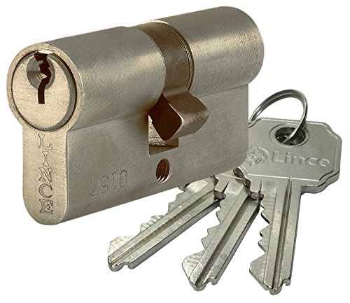 LINCE 3017835 Cilindro Europerfil Niquelado 0113/70 mm LINCE 3017835 Cilindro Europerfil Niquelado 0113/70 mm