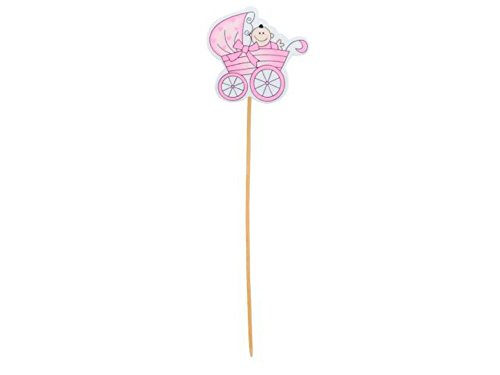Lote de 48 Pinchos de Madera para Golosinas"Carricoche Rosa". Juguetes y Regalos Baratos para Fiestas de Cumpleaños, Bodas, Bautizos, Comuniones y Eventos. Lote de 48 Pinchos de Madera para Golosinas"Carricoche Rosa". Juguetes y Regalos Baratos para Fiestas de Cumpleaños, Bodas, Bautizos, Comuniones y Eventos.
