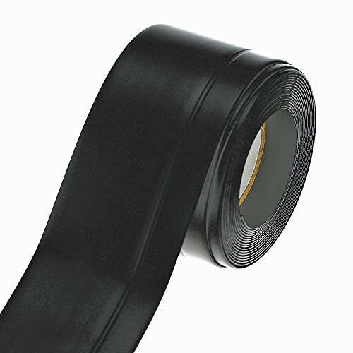 Mako – Zócalo autoadhesivo (45x 15 mm, 25 m) , color negro