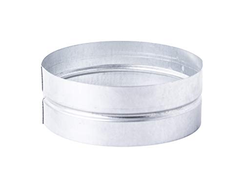Manguito de 200 mm de diámetro – Conector – Tubo de ventilación redondo de chapa de acero galvanizado (DN 200)