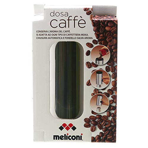 Meliconi - Dosificador de café automático, de acero inoxidable