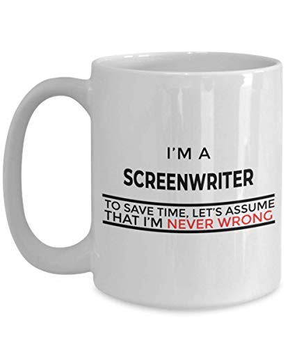 N\A egalos de Escritura de guiones: Taza de café para guionistas, Taza de cerámica de té/café para guionistas para Profesionales