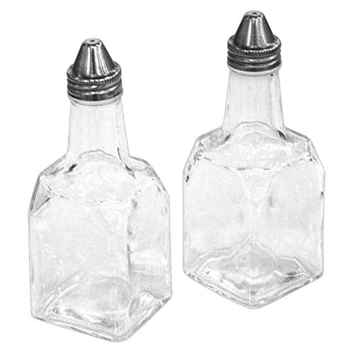 NAWA Home & Work 2 Botellas Cuadradas Vintage Aceitera-Vinagrera. Cristal y Acero. Estilo Vintage Cuisine Française. Cocina Saludable. Contenido 2 Botes 150 ml Convoys de Aceite y vinagre NAWA Home & Work 2 Botellas Cuadradas Vintage Aceitera-Vinagrera. Cristal y Acero. Estilo Vintage Cuisine Française. Cocina Saludable. Contenido 2 Botes 150 ml Convoys de Aceite y vinagre
