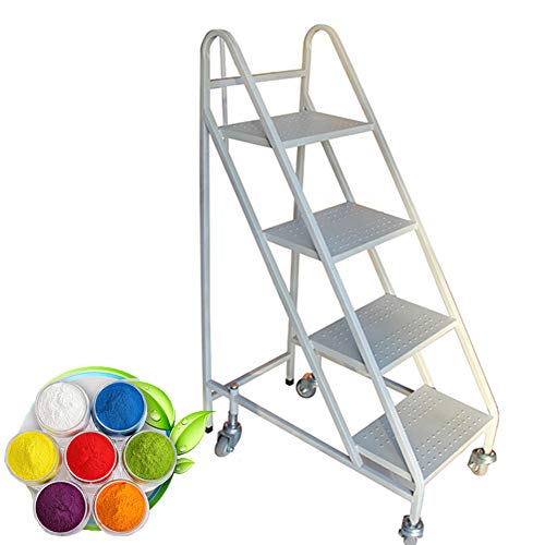 NCBH Estantería de Escalera de 3/4 Niveles, Escalera de Acero para Libros de Biblioteca, Escalera de Mano, estantería con Soporte de Flores para Plantas de Interior,Four Floors NCBH Estantería de Escalera de 3/4 Niveles, Escalera de Acero para Libros de Biblioteca, Escalera de Mano, estantería con Soporte de Flores para Plantas de Interior,Four Floors