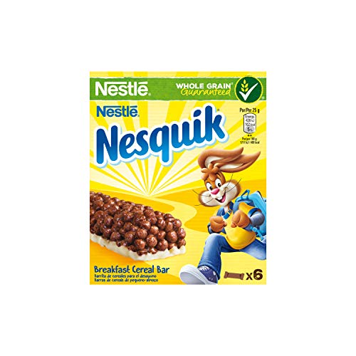 Nestlé Barritas Nesquik - 4 paquetes de 6 barritas. Total: 24 barritas
