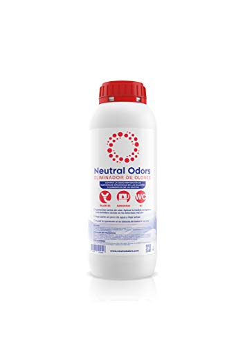 NEUTRAL ODORS - Eliminador de Olores de Bajantes (tuberías, cañerías, baños, sumideros) - 1 Litro