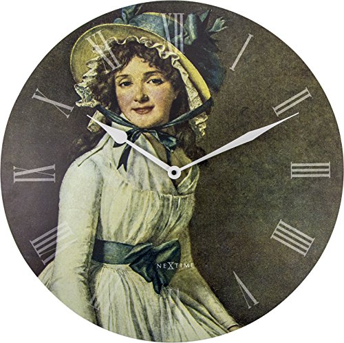 Nextime 3186 Quartz Wall Clock Círculo Multicolor - Reloj de Pared (AA, Multicolor, Madera, 50 cm)