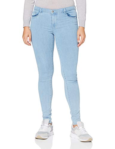 Only ONLRAIN REG Skinny BB MASLT.W Jeans, Light Blue Denim, M/32 para Mujer