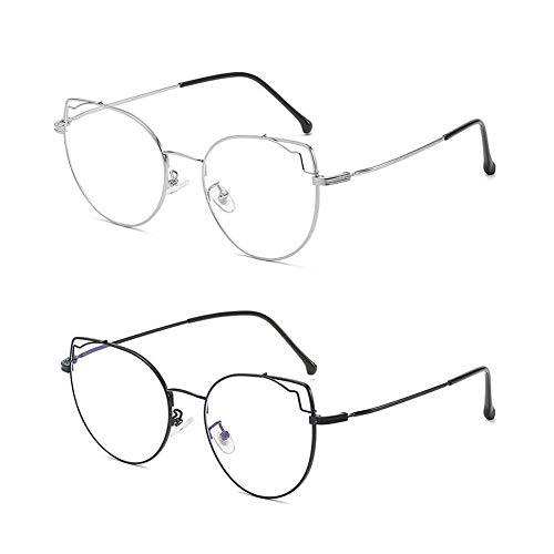 pengge Gafas con Bloqueo De Luz Azul para Ps5, Paquete De 2 ProtecciÓn De Ojos Gafas De Juego Anti-Fatiga Ocular Unisex (Hombres/Mujeres), Combination 9
