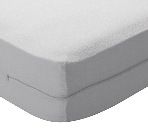 Pikolin Home - Funda de colchón rizo algodón, bielástica, 105x190/200cm-Cama 105(Todas las medidas)