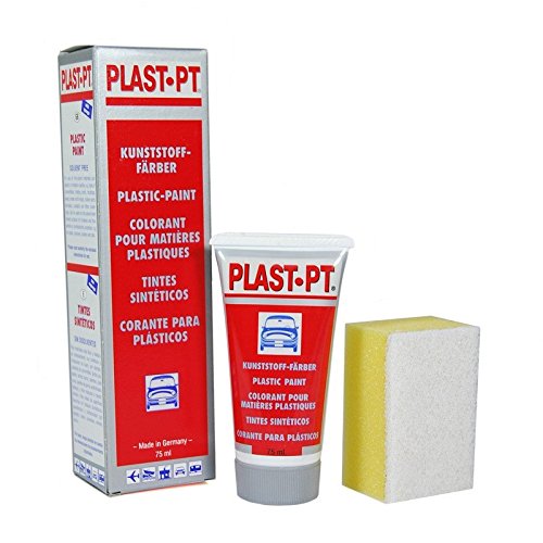 PLAST-PT Tinte para Vinilo/plásticos/Parachoques Negro