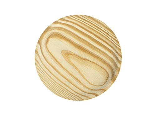 Plato-Fuente de Madera 20 Cm de Diámetro para la Pizza, Pulpo, Madera maciza natural Plato-Fuente de Madera 20 Cm de Diámetro para la Pizza, Pulpo, Madera maciza natural