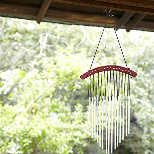 ?????? ?? ??????? 45cm / 17.7in Adorno para el hogar Mano de obra fina Metal + Madera Decoración para colgar en la ventana, Campanas de viento, Tienda para la pared del patio Sala de es ?????? ?? ??????? 45cm / 17.7in Adorno para el hogar Mano de obra fina Metal + Madera Decoración para colgar en la ventana, Campanas de viento, Tienda para la pared del patio Sala de es