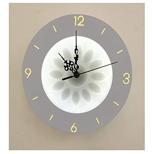 Reloj de Pared Arte Silencioso Reloj De Pared Decoración Diseño Moderno Luminoso Minimalista Reloj De Pared Sala De Estar Reloj Pared D