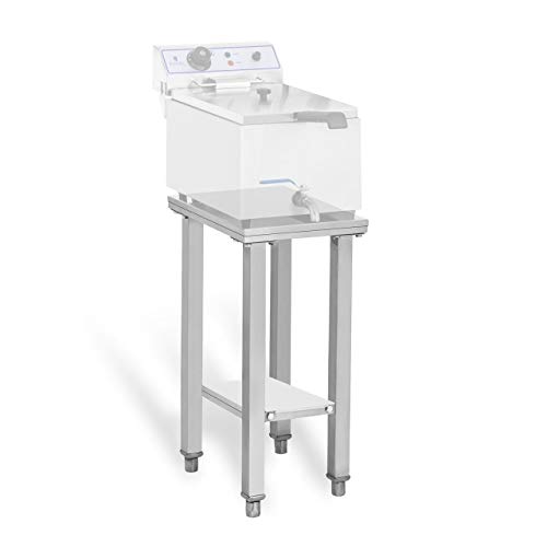 Royal Catering Estante para Freidora RCSF-15E (Superficie de apoyo 41 x 29 cm, Capacidad de carga 150 kg, 2 Estantes) Acer Inoxidable Royal Catering Estante para Freidora RCSF-15E (Superficie de apoyo 41 x 29 cm, Capacidad de carga 150 kg, 2 Estantes) Acer Inoxidable