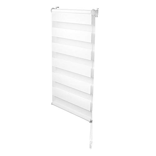 S SIENOC Doble persiana Enrollable Duorollo Estor Enrollable Doble Tejido Persiana para Las Ventanas de Oficina Estar Dormitorio (Blanco, 70x220 cm) S SIENOC Doble persiana Enrollable Duorollo Estor Enrollable Doble Tejido Persiana para Las Ventanas de Oficina Estar Dormitorio (Blanco, 70x220 cm)